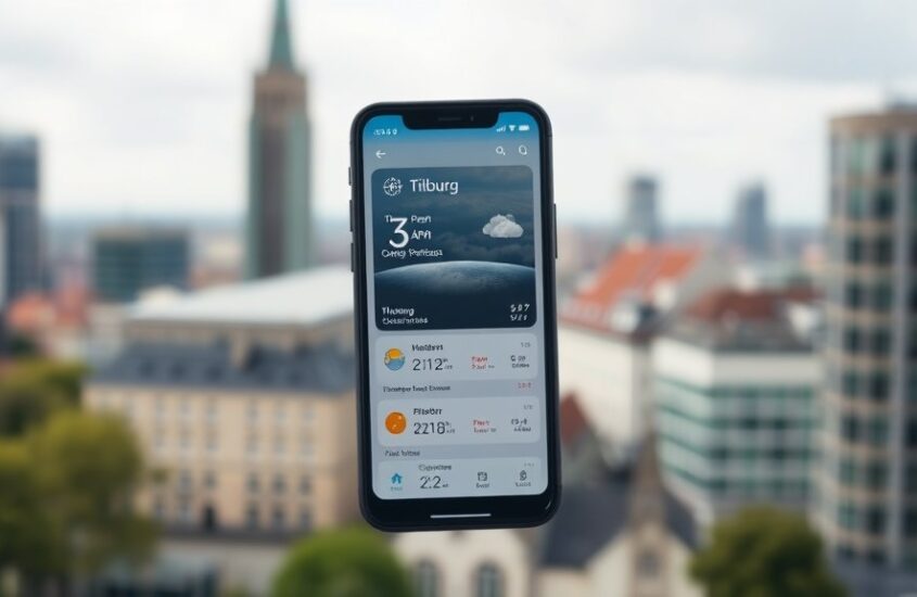 De beste weerapps voor tilburg: altijd voorbereid op regen