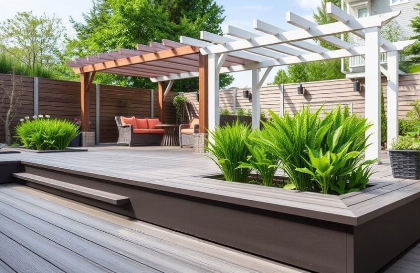 Composiet: de ideale combinatie van stijl en duurzaamheid voor je tuin
